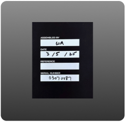 Manual with Serial Number