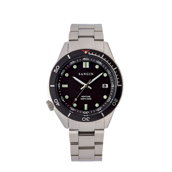 Neptun II Ladies' watch steel-white - KronSegler